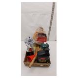 Assorted Camping, Automotive, and Repair Supplies