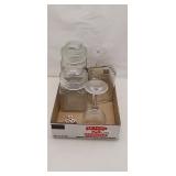 Glassware and Jar Lot