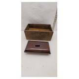 Vintage Wooden Box and Lid