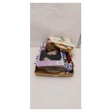 Vintage Crafting Lot: Needlepoint, Embroidery & Ap