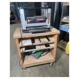 Craftsman Planer on Rolling Cart
