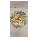 Vintage Springbok Circular Tin - Tropical Birds by
