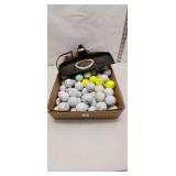 Lot of Golf Balls & Eagle Putting Cup Trainer
