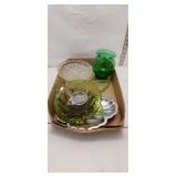 Vintage Glass Serving Pieces & Dishware Lot