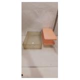 Vintage Plastic Storage Containers Lot