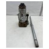 Vintage 8-Ton Hydraulic Bottle Jack