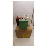 Set of 12 Decorative Pump Bottles