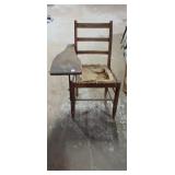 Vintage Wooden School Desk Chair