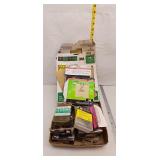 Assorted Sandpaper, Nails, Screws & Fasteners Lot