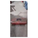 Vintage Metal Toolbox with Welding Equipment