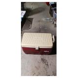 Igloo Red and Cream Cooler