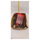 Box of Assorted Drill Bits and Tools