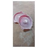 2 Plastic Wreath Storage Box Lot