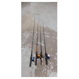 Assorted Fishing Rods & Reels