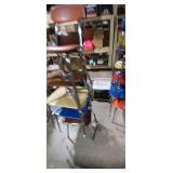 Vintage Stackable Chrome Chairs - Mixed Lot