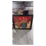 Framed Floral Still Life Painting