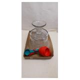 Kitchenware Assortment: Cake Stands, Mugs, and Mea