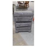 Picture prop Rustic Three-Drawer Nightstands