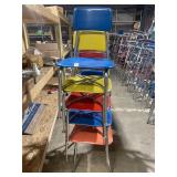 5 Colorful Stackable School Chairs