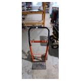 Orange and Black Hand Truck