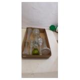 Vintage Glass Bud Vase and Bottle Collection