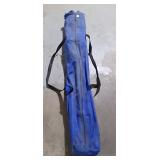 Blue jumbo Folding Camping Chair with Carrying Bag