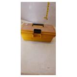 Yellow Tool Box with Tools