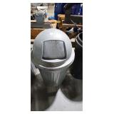 Heavy-Duty Metal Trash Can with Lid