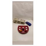 Vintage Toy Lot: Camper, Police Car, & Game Board