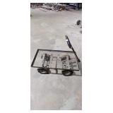 Heavy-Duty Metal Utility Wagon