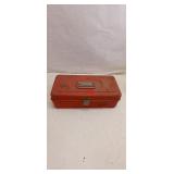 Vintage Red Utility Tool Box
