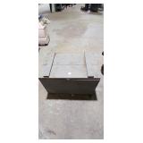 Wooden Storage Chest with Rope Handle