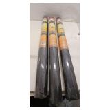 Three Rolls of Landscape Weed Fabric