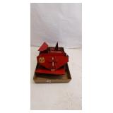 Vintage Quality Toy Inc. Red Farm Wagon Toy