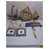 Nautical Decor Collection - Wall Art, Clock & More