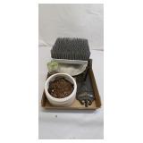 Floral Arranging Supplies & Planter Lot