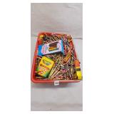 Assorted Crayons & Colored Pencils Lot