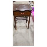 Wooden Side Table with Drawer