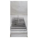 Lot of 6 Metal Multi-Tiered Trouser Hangers