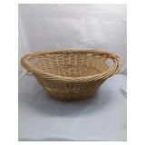 Woven Oval Basket with Handles