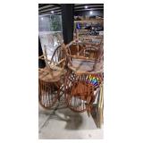 Lot of 4 vintage Spindle Back Chairs