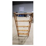 Wooden movie organizer rack