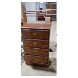 Vintage 4-Drawer Wooden Dresser