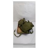US Military M17 Gas Mask & Canteen Lot