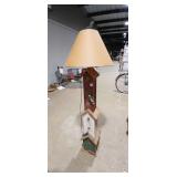 Whimsical Birdhouse Floor Lamp