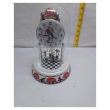 Coca-Cola Diner Animated Clock with Dome