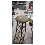 Stool with Upholstered Seat