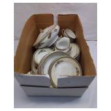 Vintage Floral Porcelain Dinnerware Set