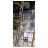 Frame for a fold up table