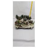 Animated Winter Village Scene